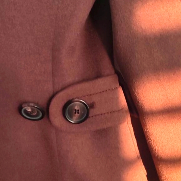 AKRIS PUNTO Bergdorf Goodman Brown Blazer Jacket S 6 Wolle-laine-wool / Angora - Picture 3 of 16